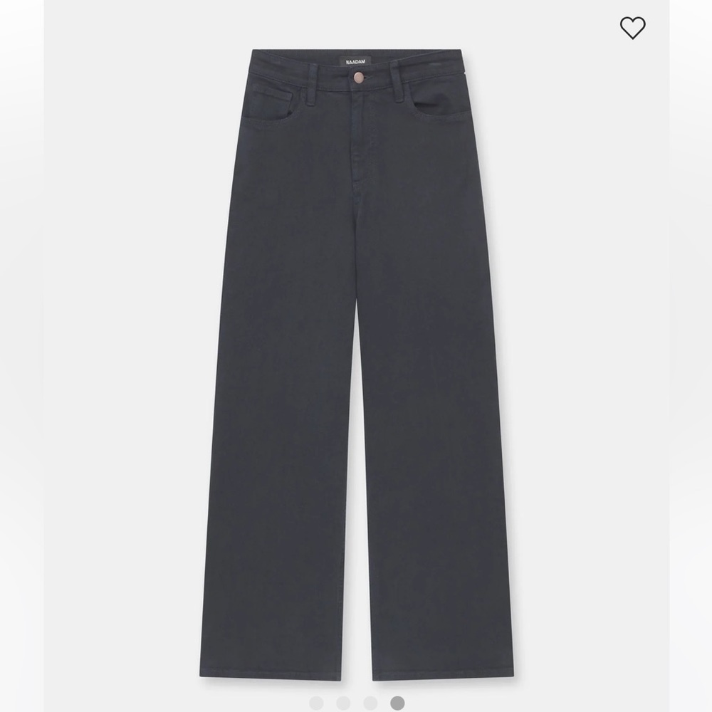 Naadam - BNWT - twill wide leg pants in navy, size 6